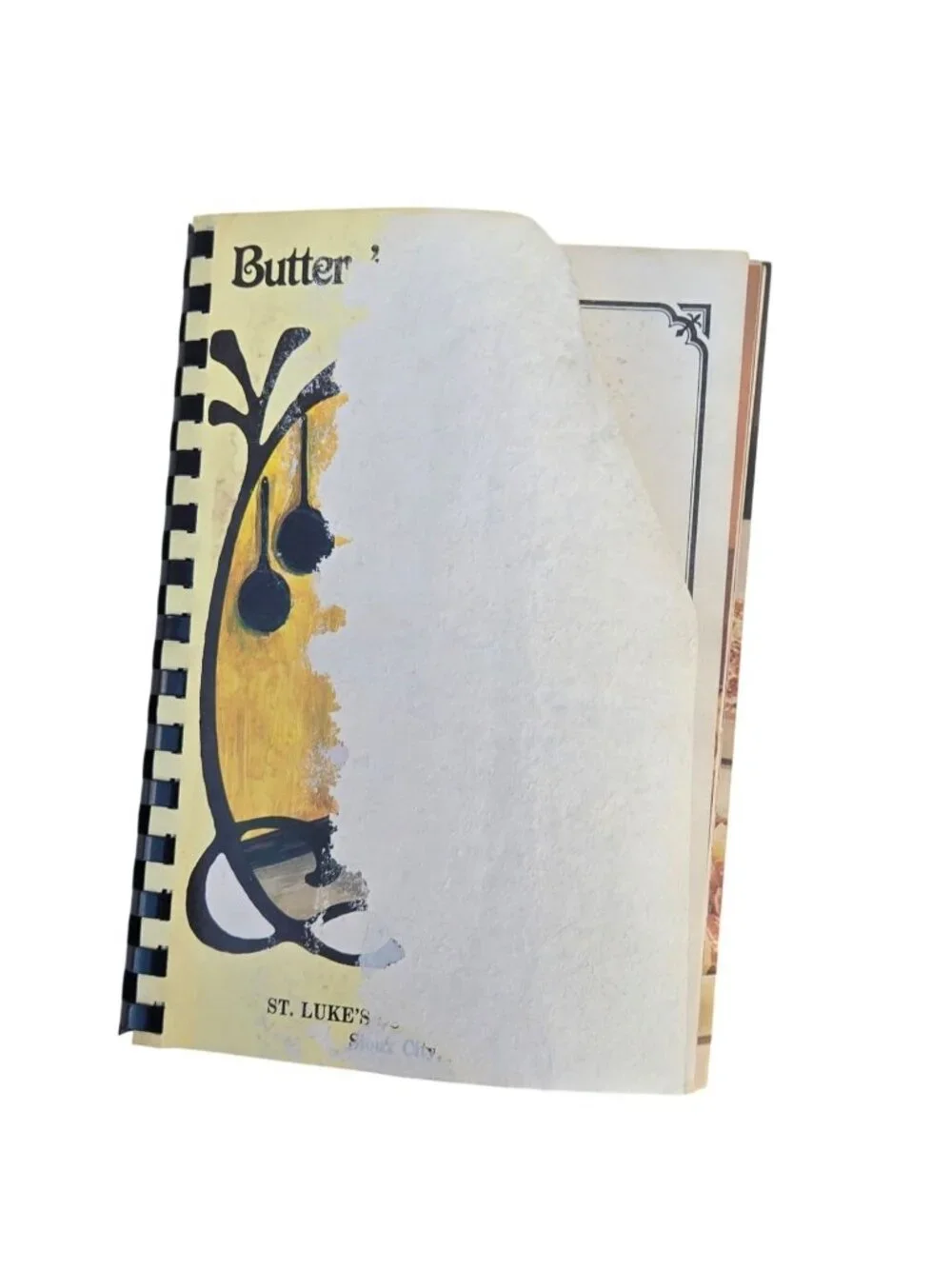 St Lukes School Of Nursing Cookbook Recipe Book Sioux City Iowa 1980s AS IS